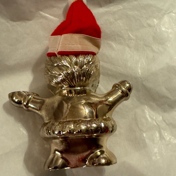 VINTAGE SANTA CANDLE HOLDER METAL JAPAN - Picture 4 of 8